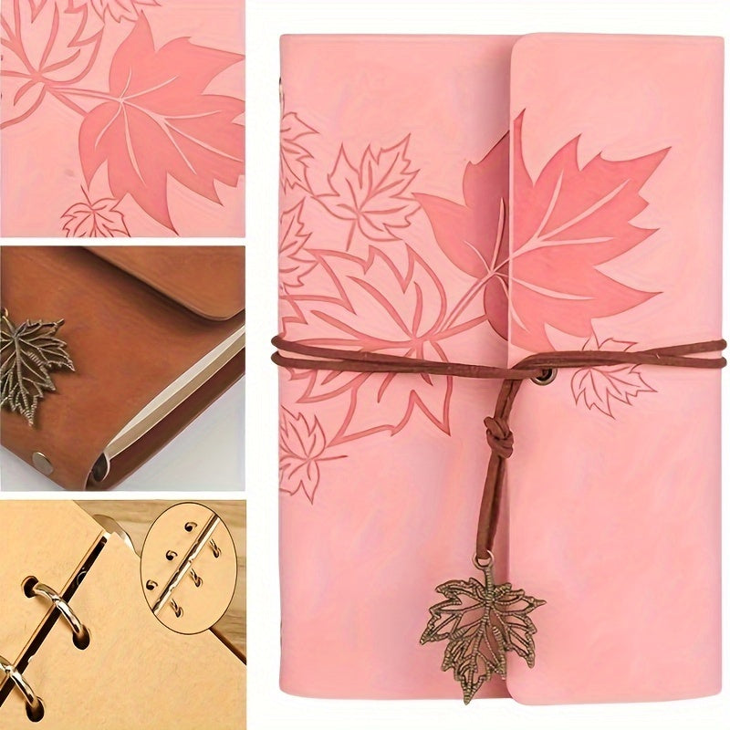 Retro Leaf Spiral Bound Notebook