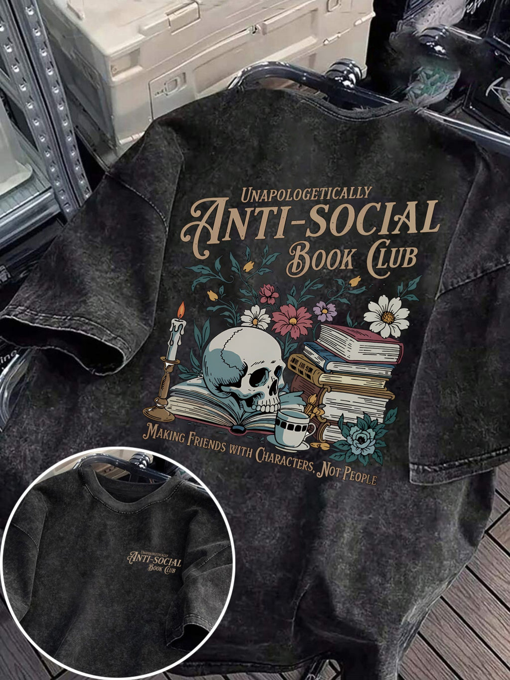 Anti-Social Book Club Graphic T-Shirt
