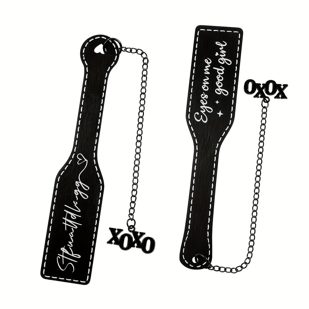 Smutty Metal Paddle Bookmark x2