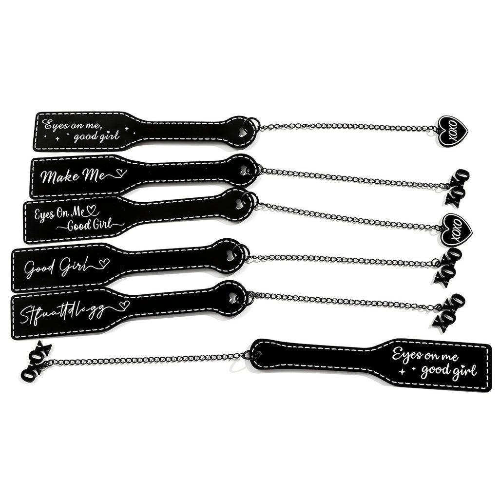 Smutty Metal Paddle Bookmark x2