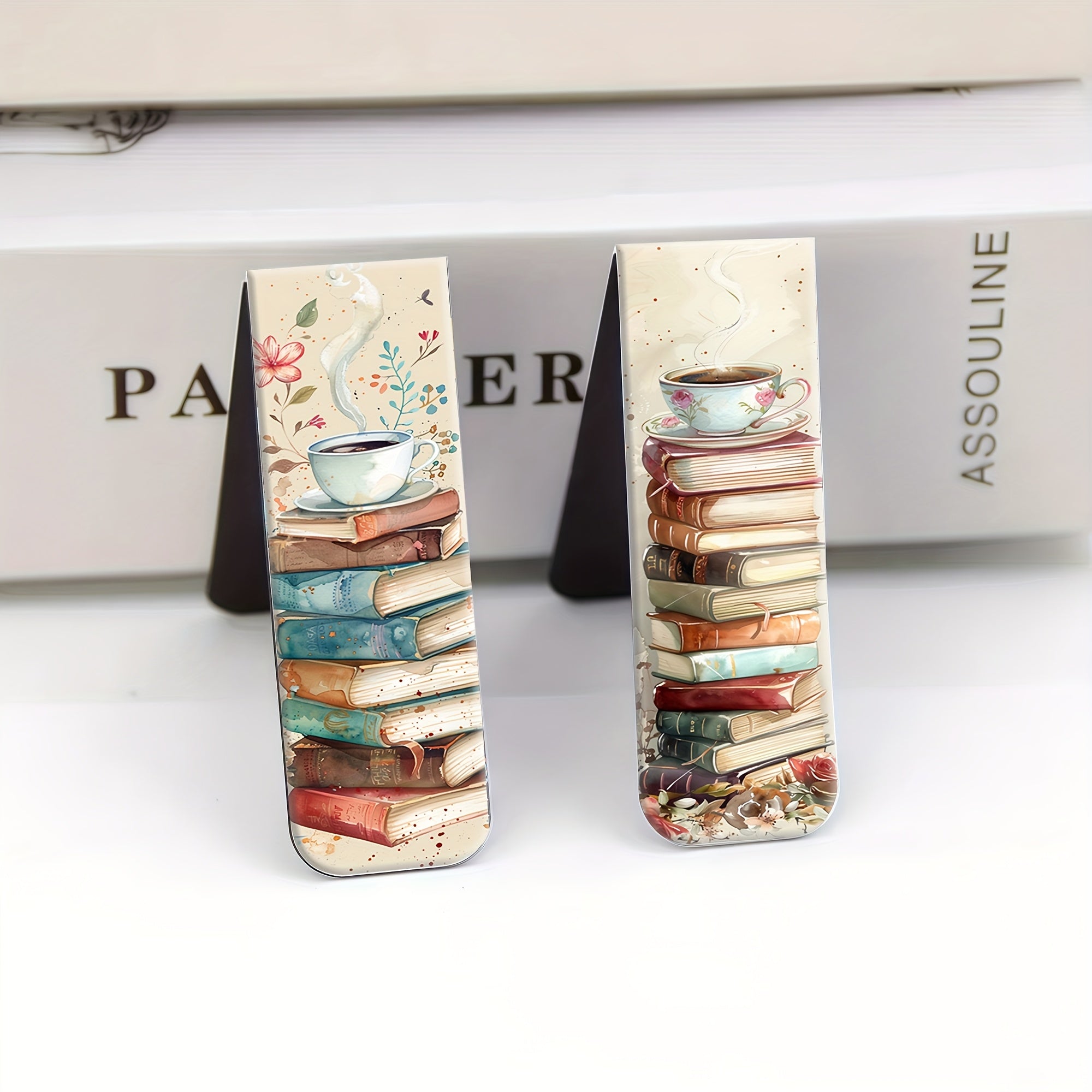 4pcs Magnetic Bookmark Set