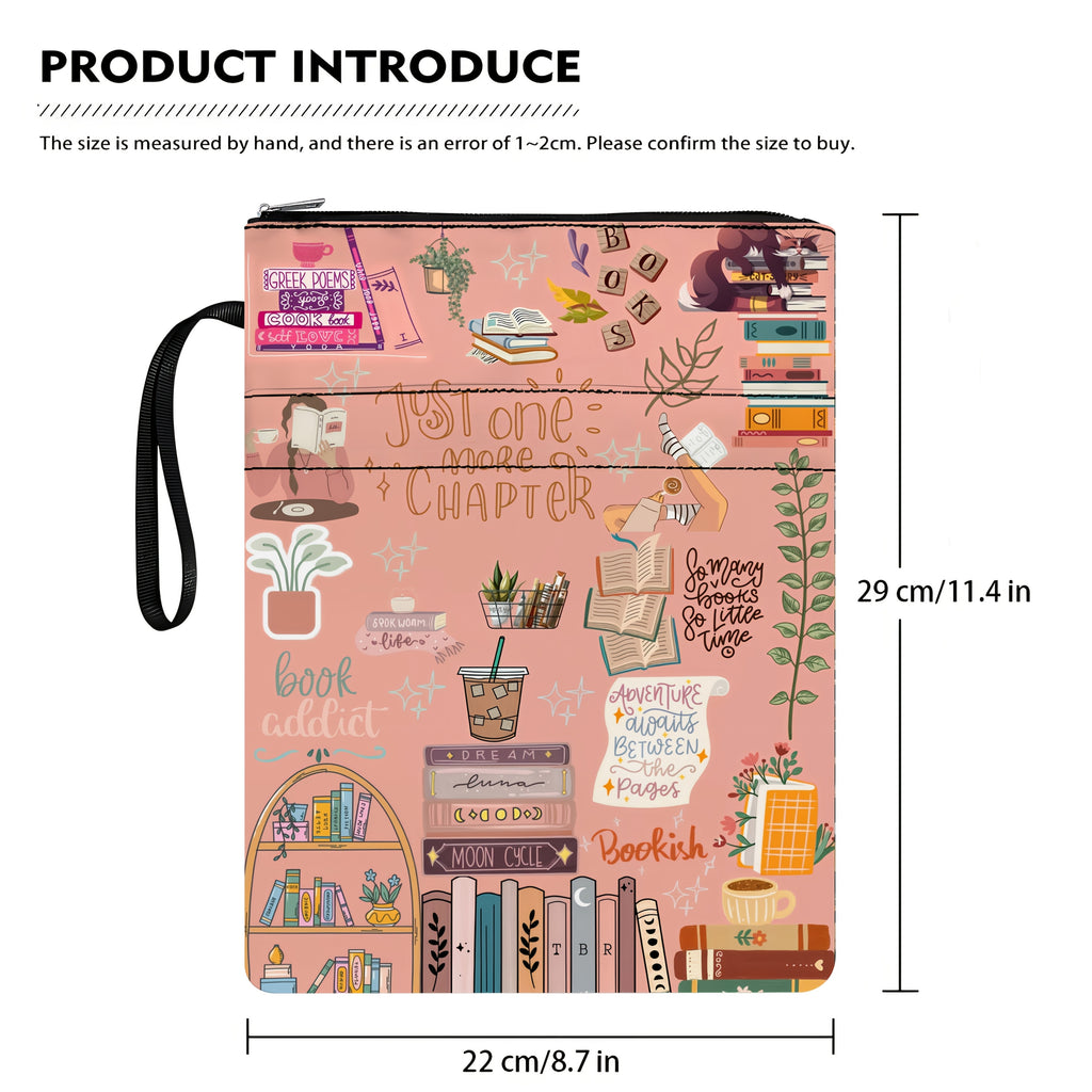 Pink Book Sleeve Bag