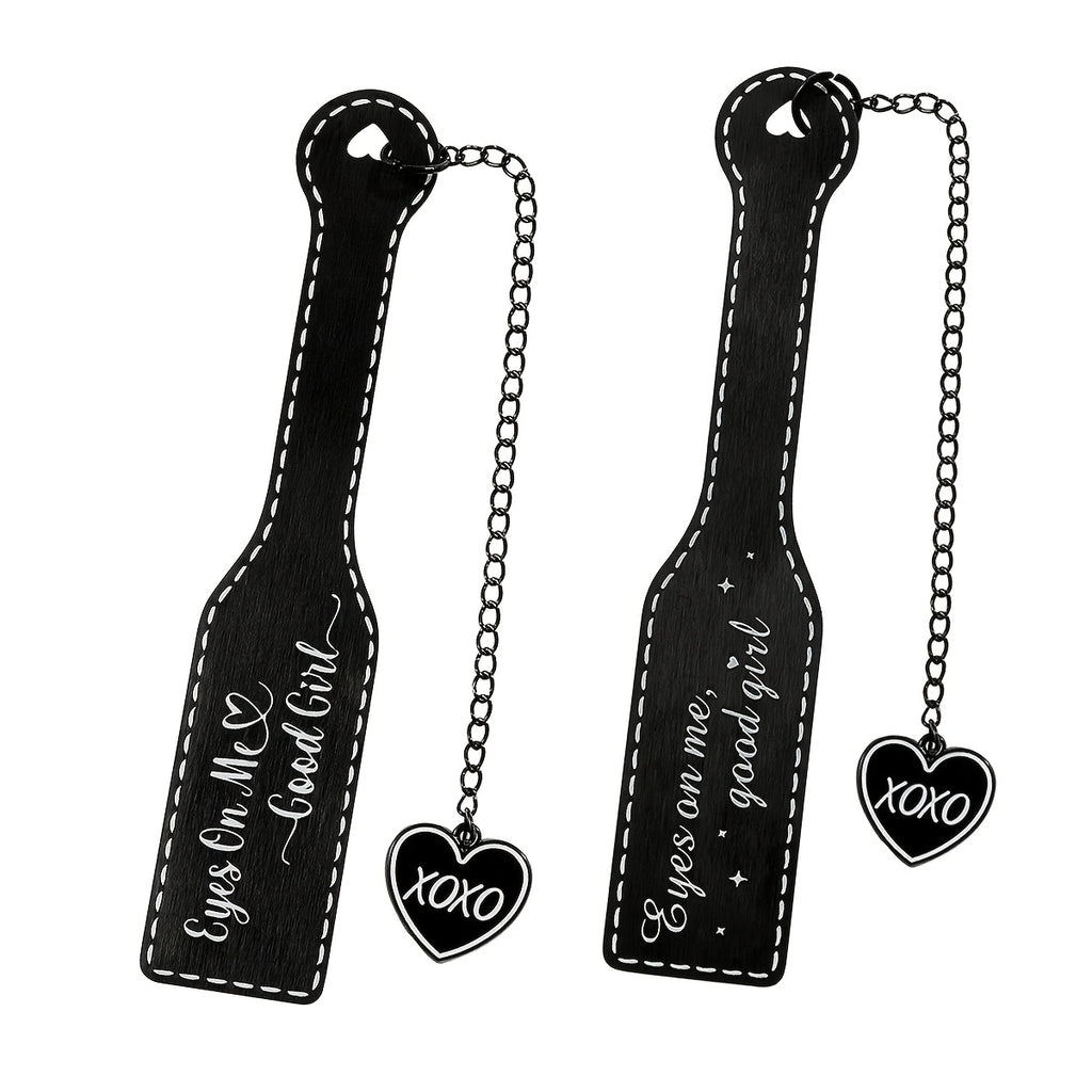 Smutty Metal Paddle Bookmark x2