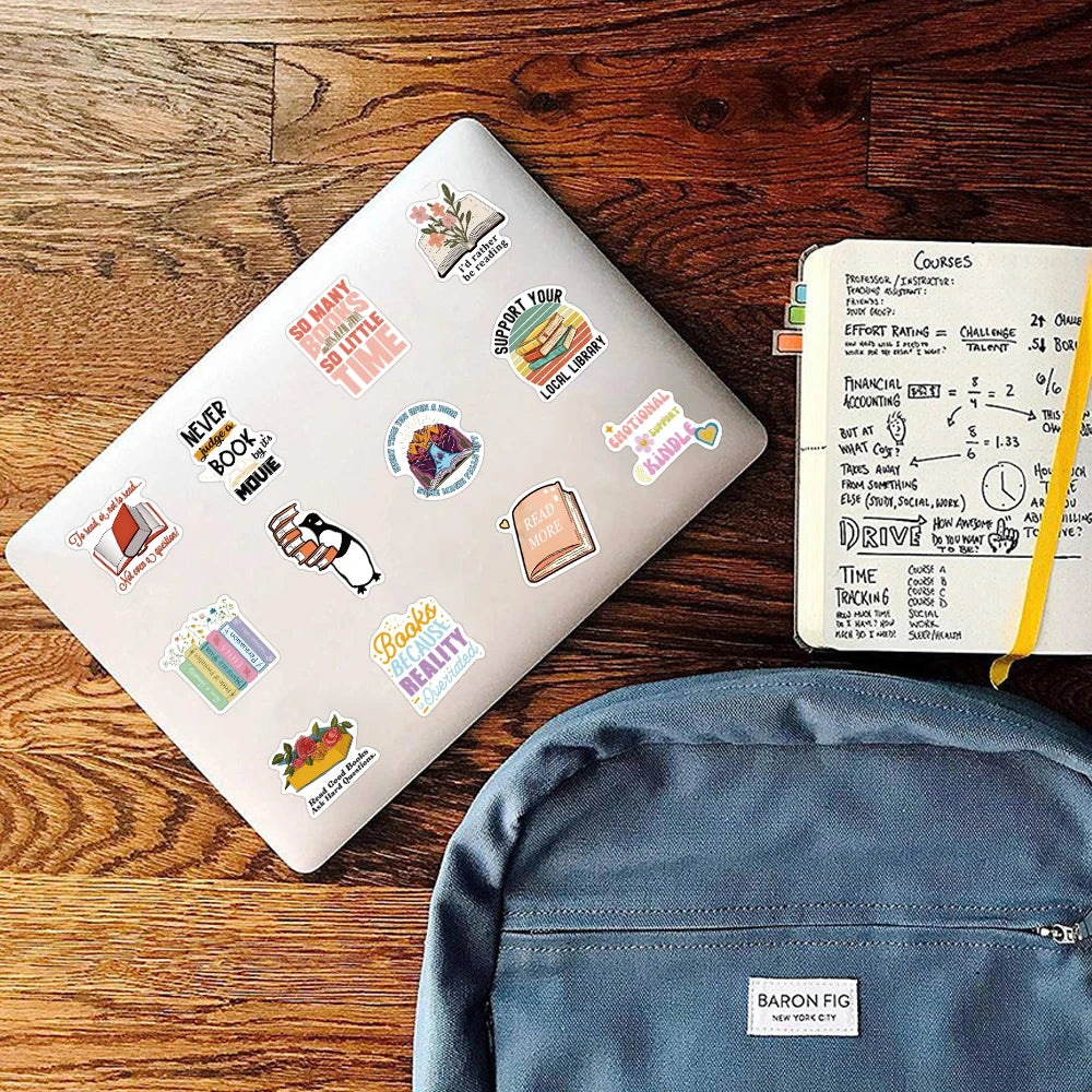 50PCS Smutty Dark Romance Bookish Stickers