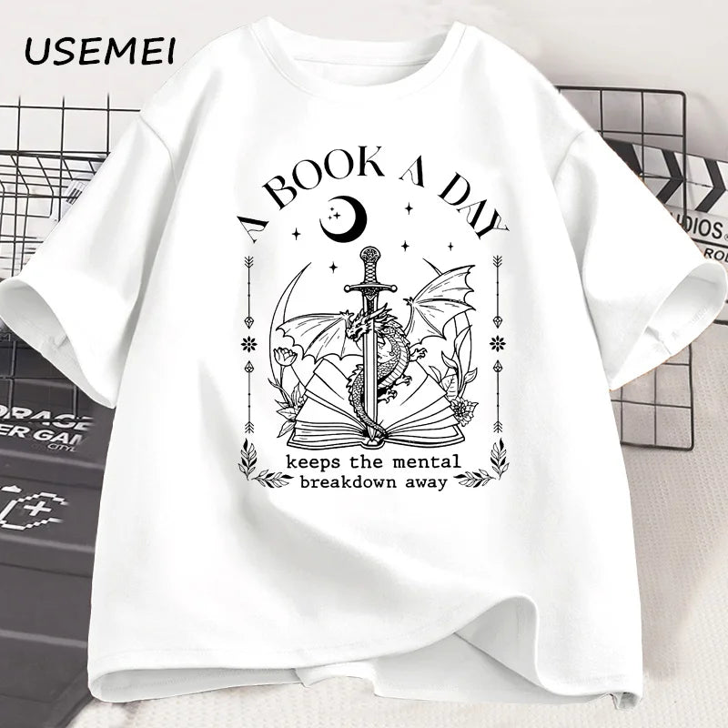 Dragon A Book A Day T Shirt