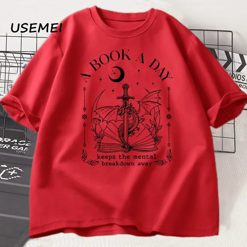 Dragon A Book A Day T Shirt