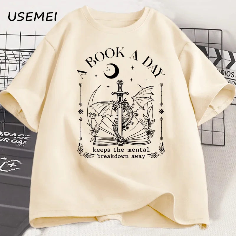 Dragon A Book A Day T Shirt