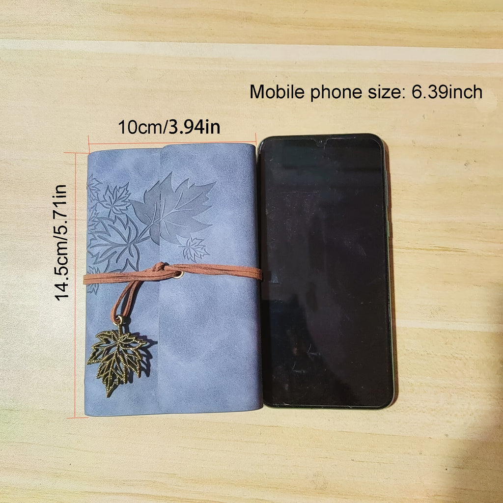 Retro Leaf Spiral Bound Notebook