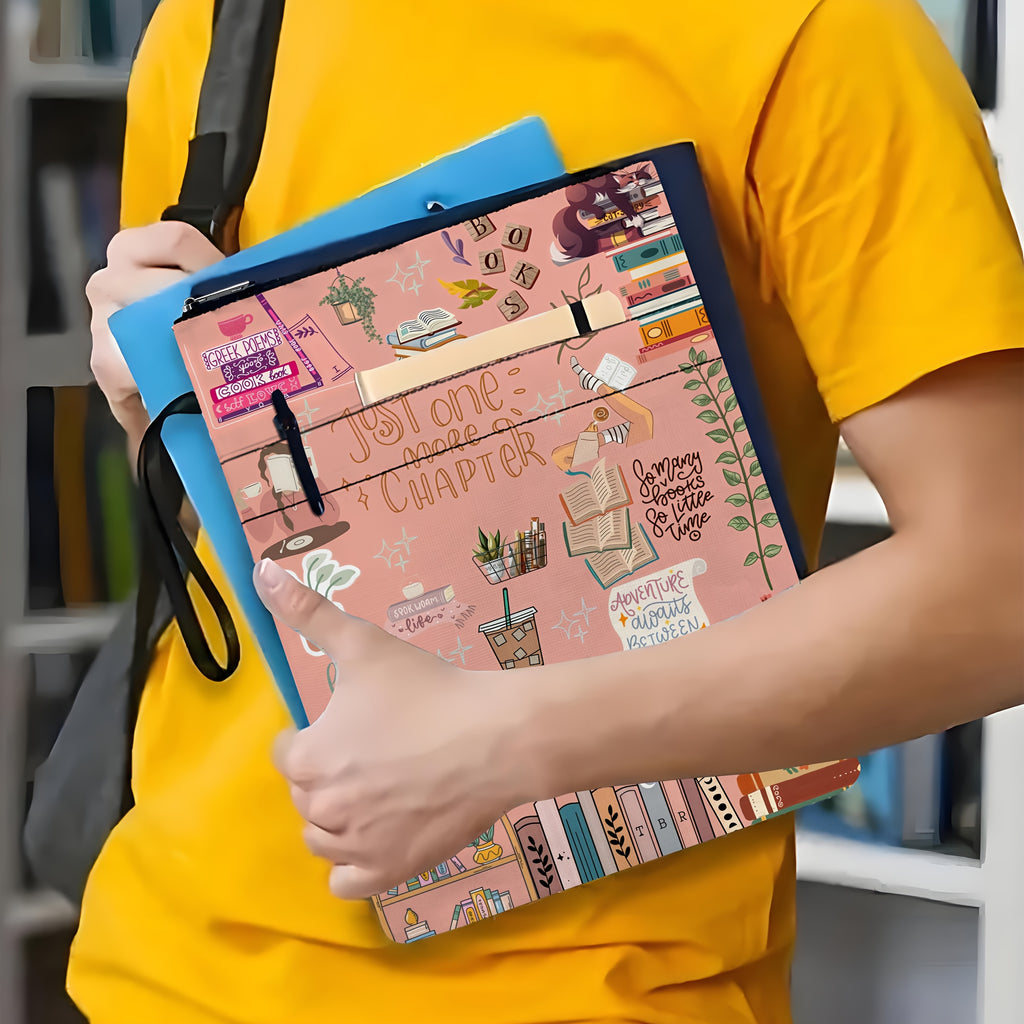 Pink Book Sleeve Bag